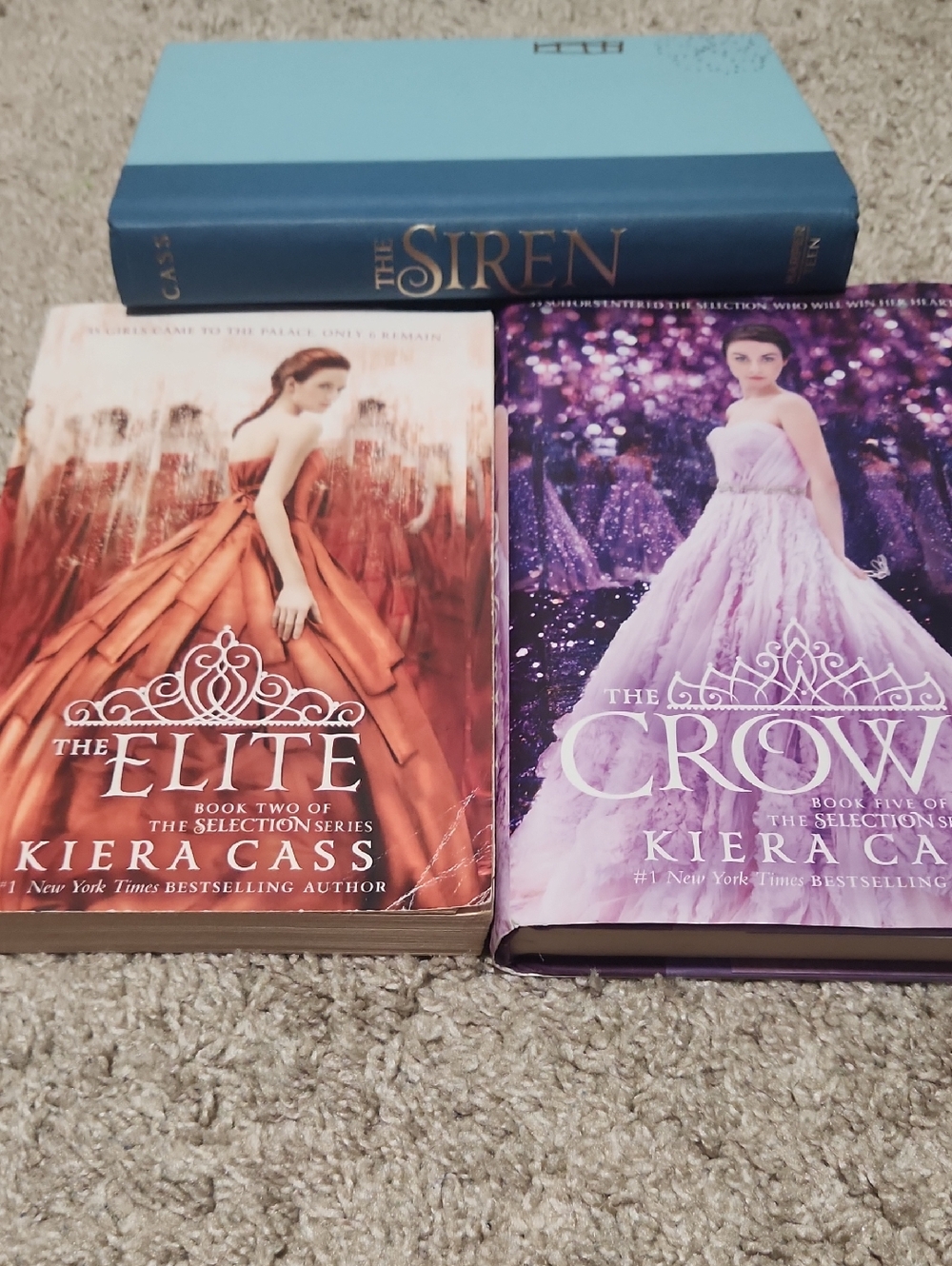 Kiera Cass The Selection Series Paperback Lot - Red & Purple Covers